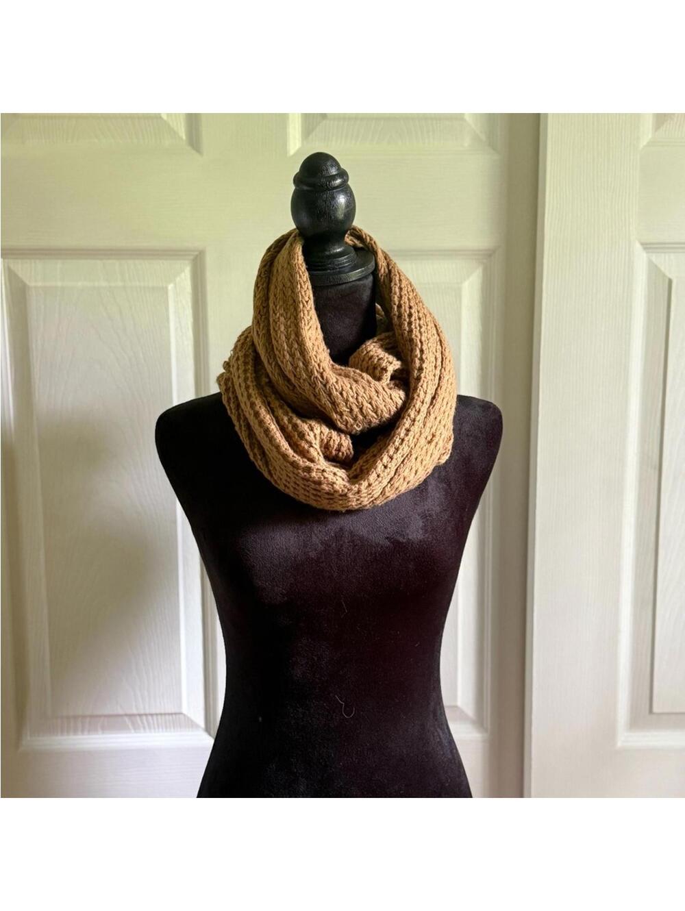Women's Knitted Infinity Scarf | Ardene | Camel